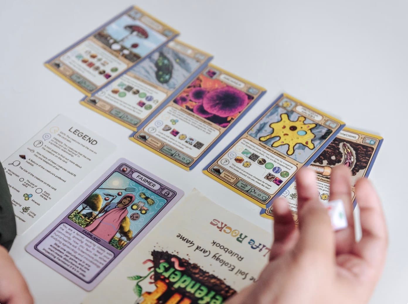 Children learning with Dirt Defenders