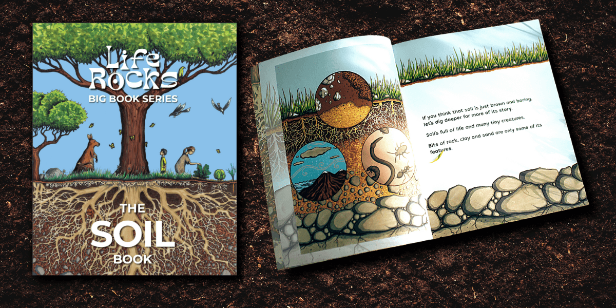 Cover Image for Disconnection from Nature reduces our child’s well-being: This illustrated book on Soils can re-establish the connection